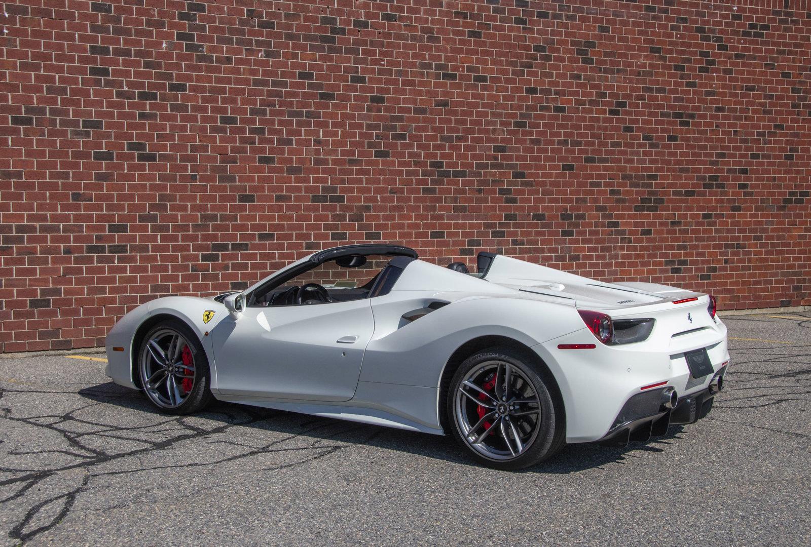 Used 2019 Ferrari 488 Spider Base with VIN ZFF80AMA7K0243675 for sale in Norwood, MA