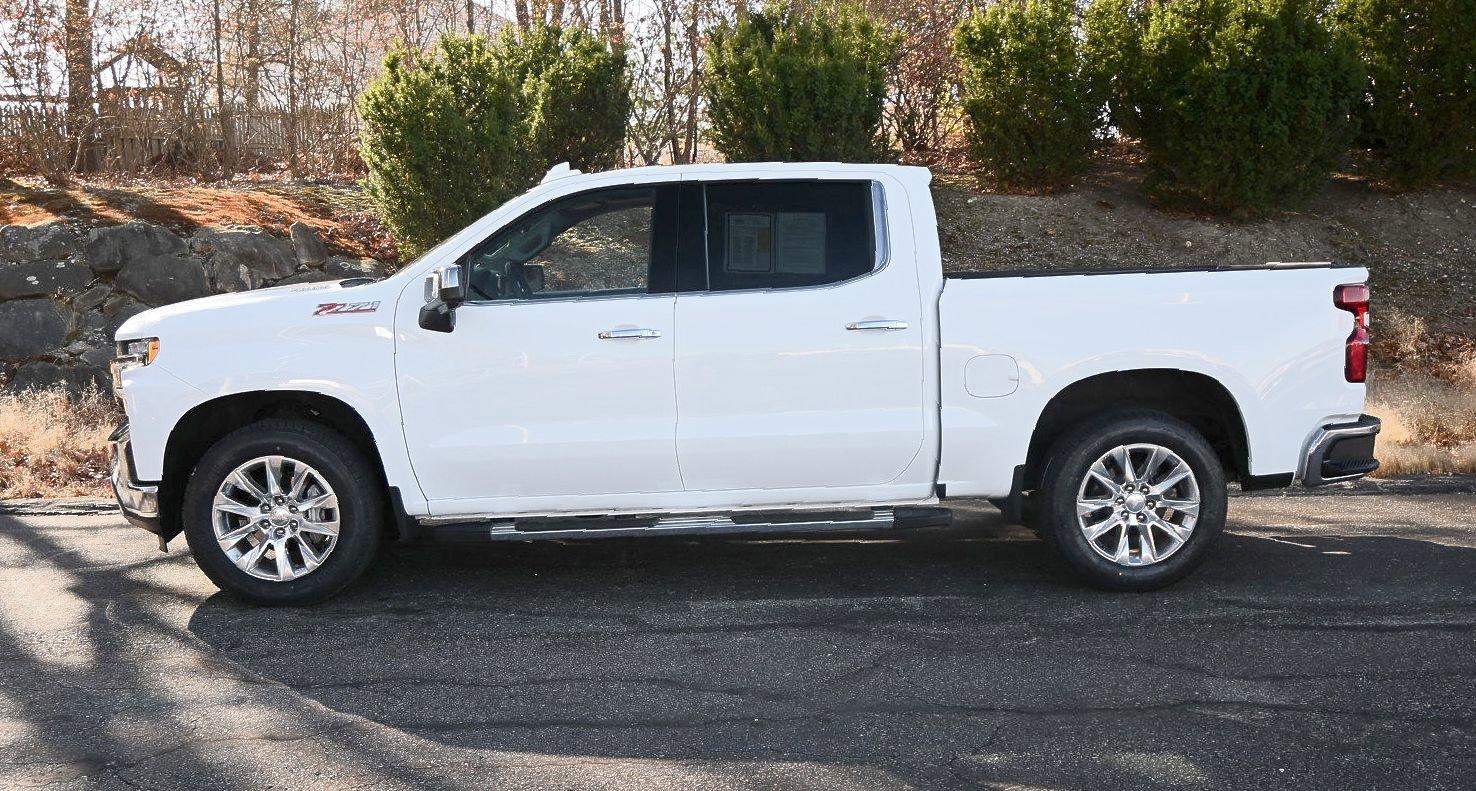 Used 2021 Chevrolet Silverado 1500 LTZ with VIN 1GCUYGET0MZ353653 for sale in Norwood, MA